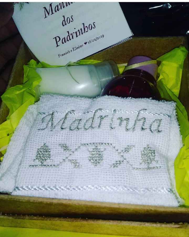 Presente/convite dos Padrinhos - 2