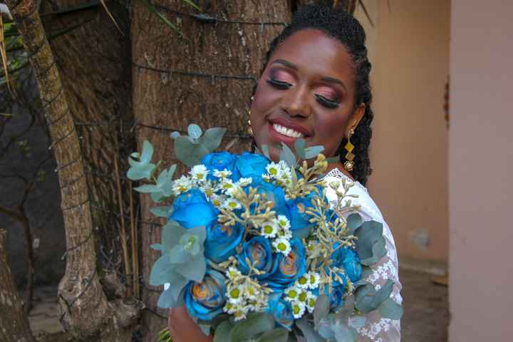 Meu buquê para o casamento civil - 8