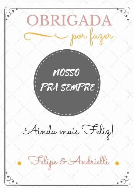 Agradecimento final