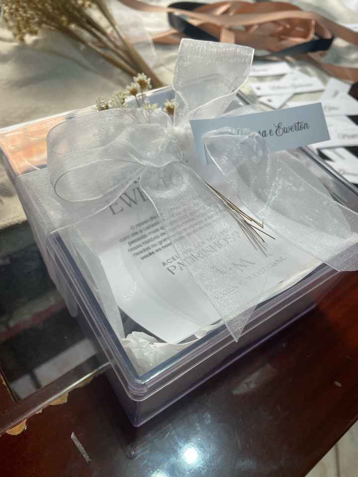 Caixinhas dos padrinhos e dos pais - 2