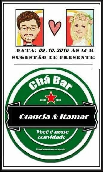 Convite chá bar ?