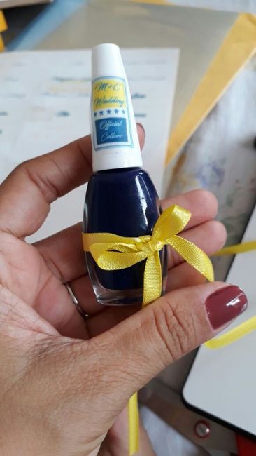 Esmalte das madrinhas e deimoselles