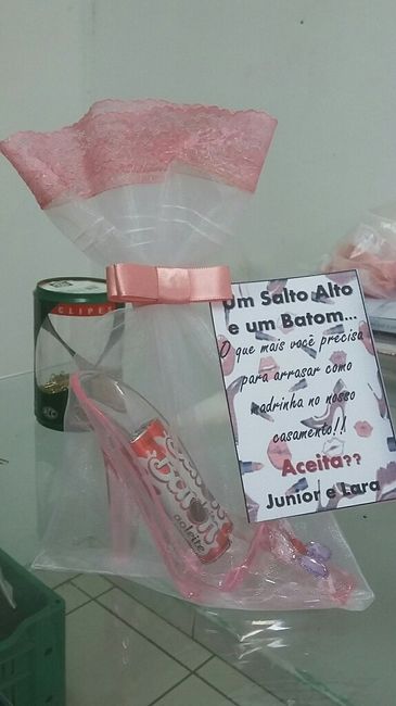 Convidando os padrinhos - 1