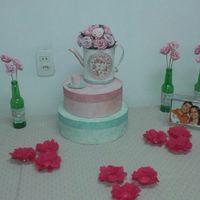 Bolo fake e decoração  do chá  (fotos) - 2