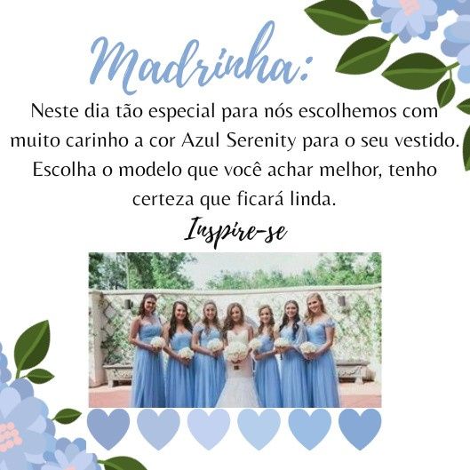 Meu manual dos padrinhos está pronto!! 5