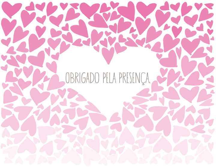 Tag de agradecimento 