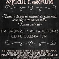 Convite do nosso noivado. - 1
