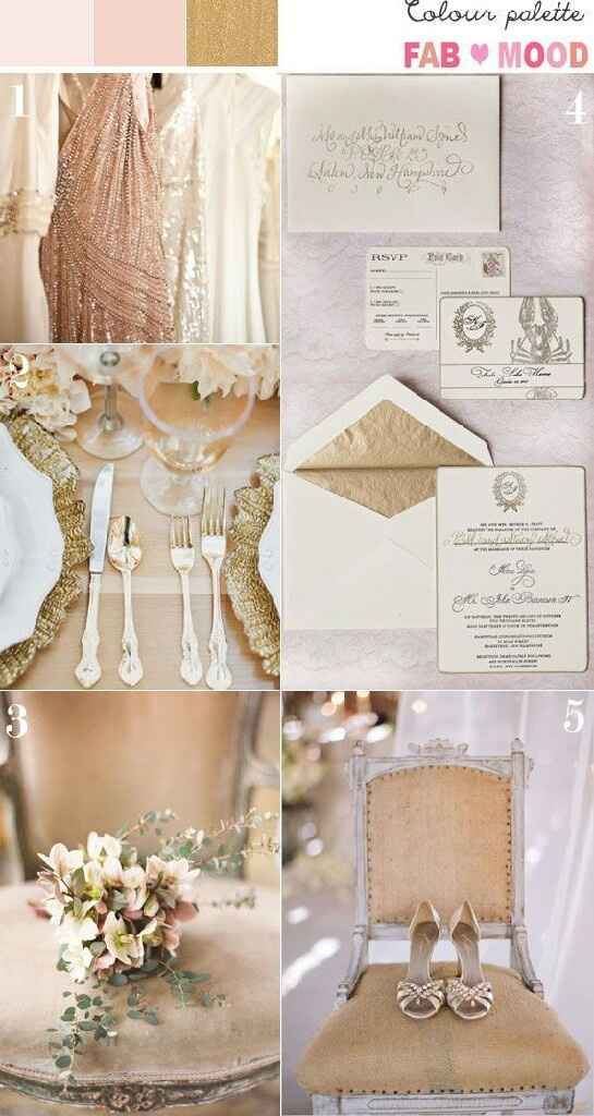 Já decidi as cores: branco, creme e pêssego! o que acham? - 3