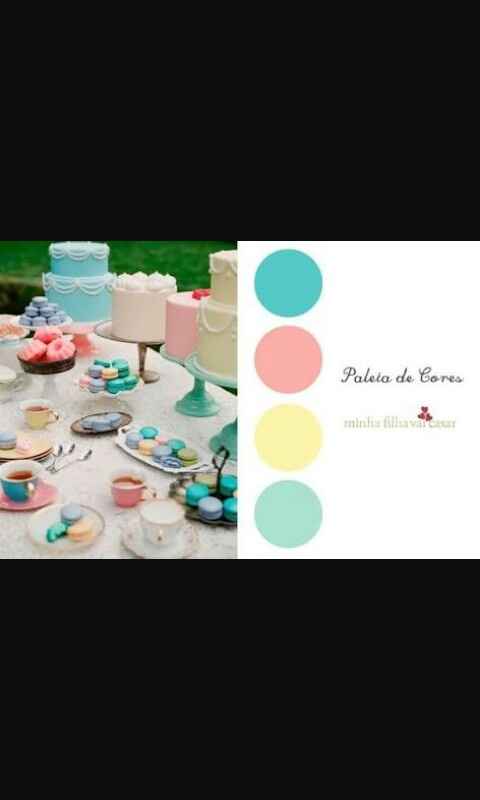 Paletas de cores para casamentos na primavera - 2