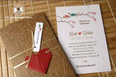 Convites de casamento rustico - 2