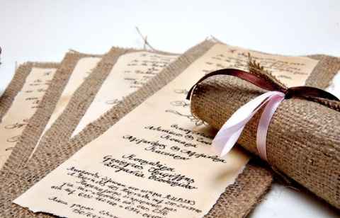 Convites de casamento rustico - 3