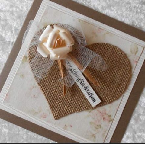 Convites de casamento rustico - 1