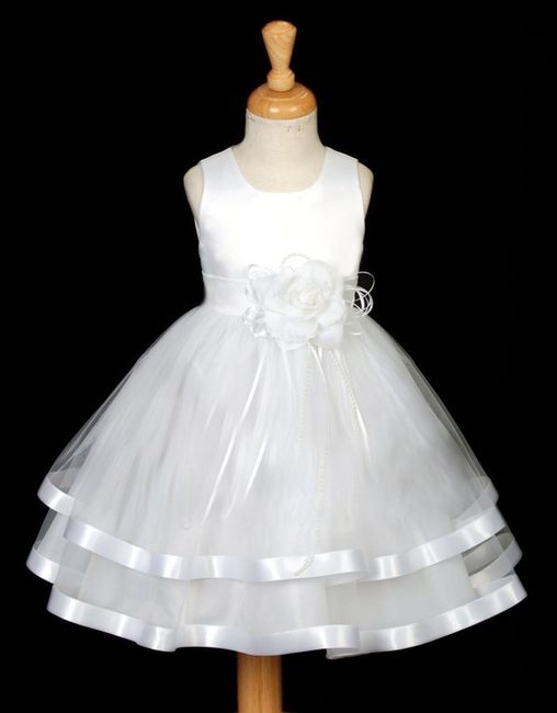 Qual o melhor tipo de vestido para daminha em um casamento durante o dia, noivinhas? - 2