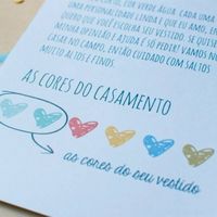 Convite para padrinhos e madrinhas