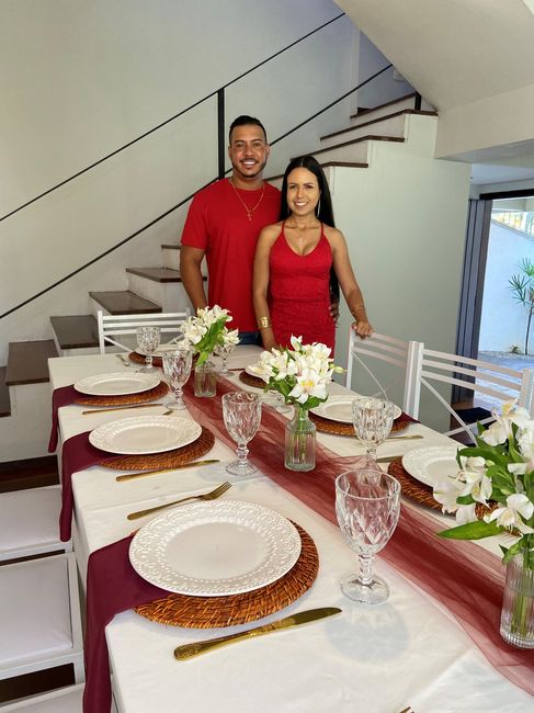 Nosso almoço para convite padrinhos/pais/avós 3