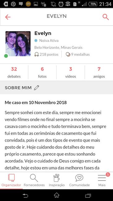 Qual seu status de noiva? - 1