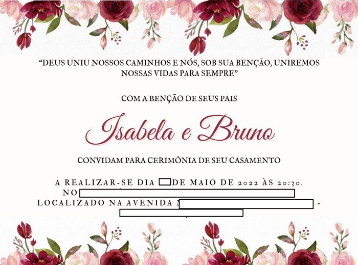 💌 Compartilhe o seu convite ou inspiração ou… encontre o seu AGORA! 8