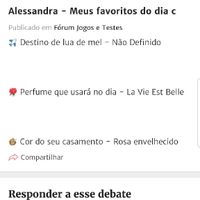 ÚLTIMO PASSO: Compartilhe seus favoritos de casamento! - 1