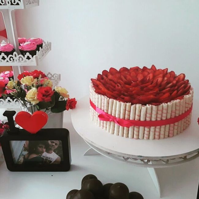 meu bolo de morangos