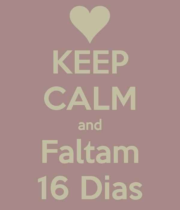 faltam 16 dias