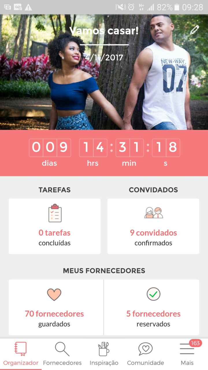 faltam 9 dias