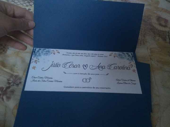 Convites chegaram ❤️ - 2