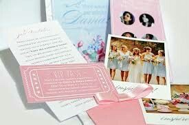 Convites para os padrinhos de casamento - 3