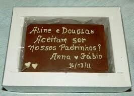 Convites para os padrinhos de casamento - 18