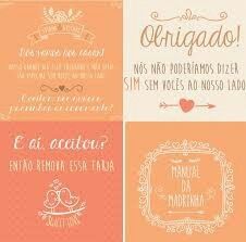 Convites para os padrinhos de casamento - 23