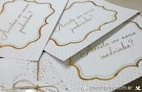 Convites para os padrinhos de casamento - 27