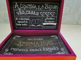 Convites para os padrinhos de casamento - 30