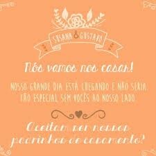 Convites para os padrinhos de casamento - 34