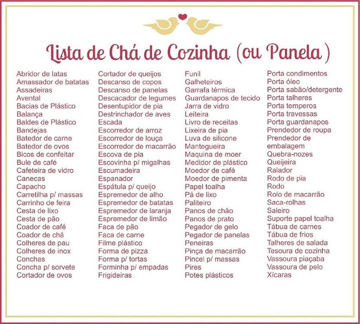 Ideias para cha de panela...... - 1