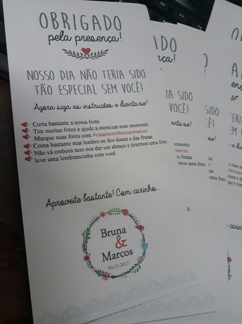 Agradecimento para mesas e placa para cadeira #vemver - 1
