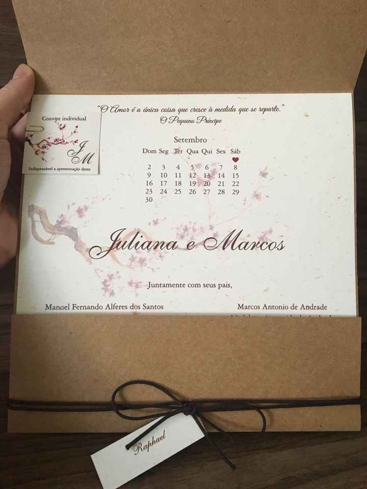 Meus convites de casamento 👰🏻  #vemver - 2