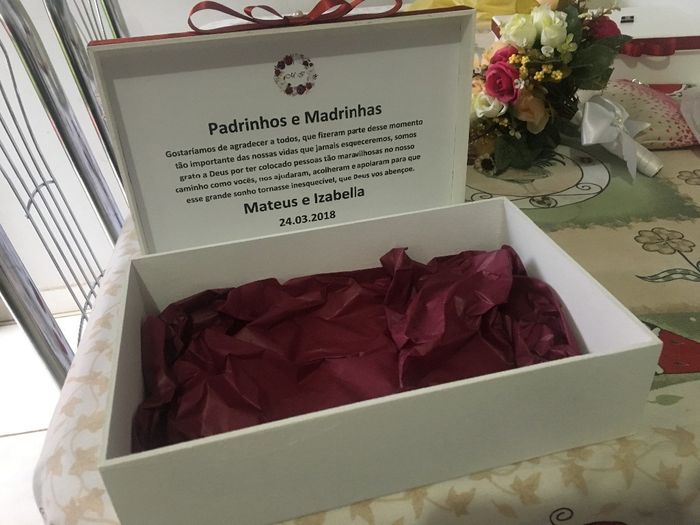 Mensagem para padrinhos