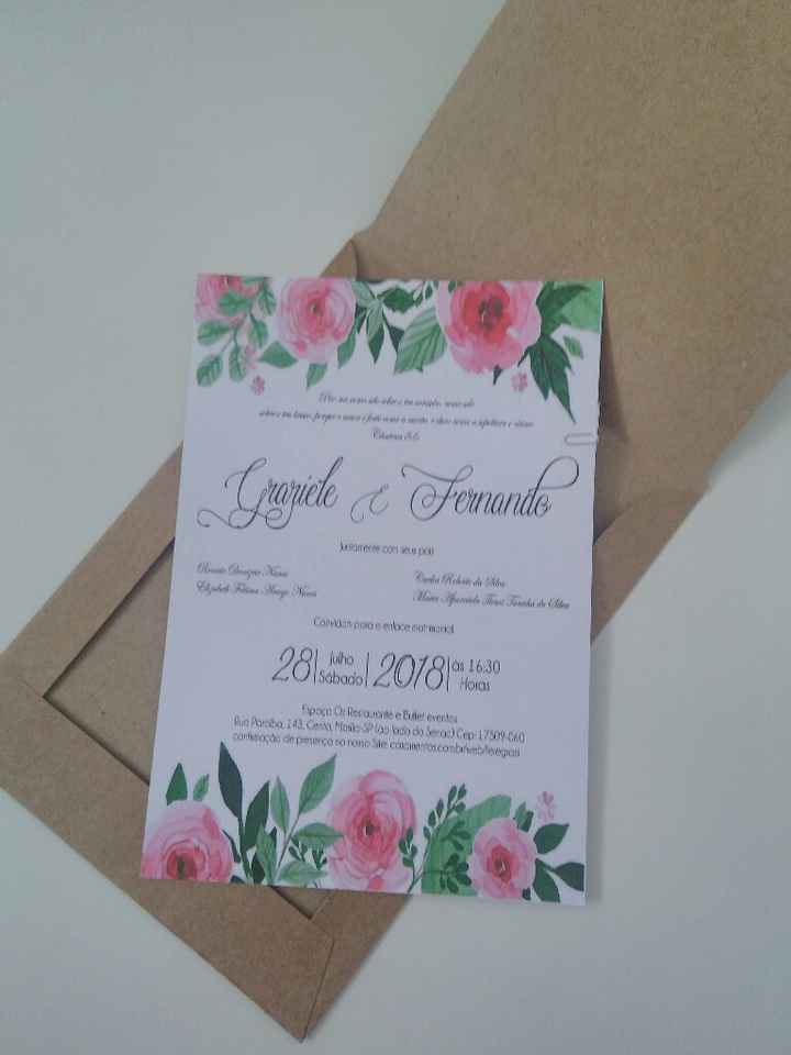 Convites de casamento diy - 3