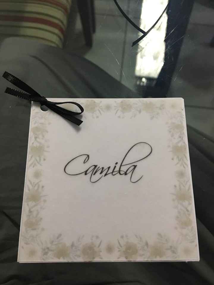 Convite da nossa madrinha/designer