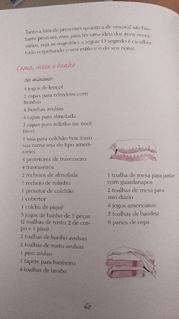 o que pedir no Enxoval da casa nova?! - 1