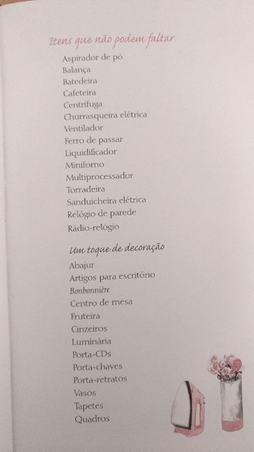 o que pedir no Enxoval da casa nova?! - 4