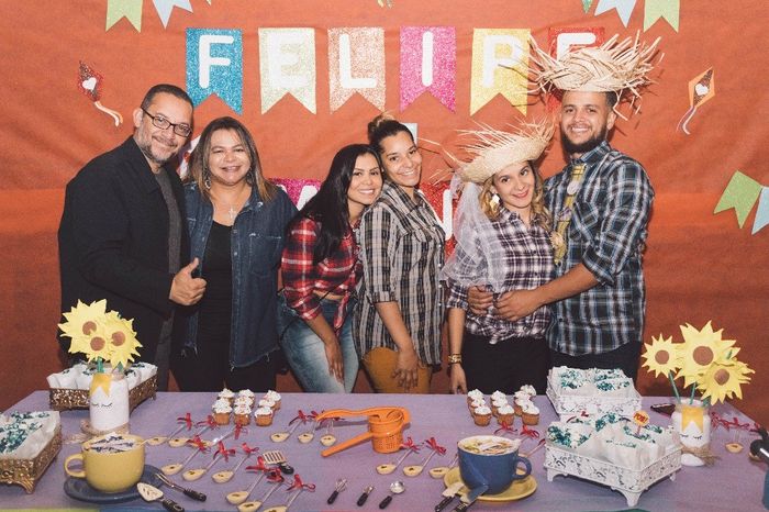 Família. Só faltou os cunhados que não estavam na hora da foto 