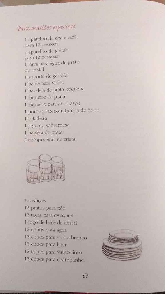 o que pedir no Enxoval da casa nova?! - 3