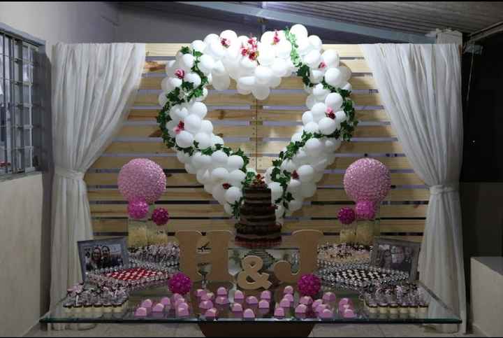 Vem ver, fizemos a decoração do nosso noivado ♡ - 1