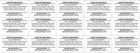 convite individual