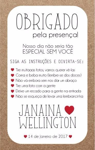Menu agradecimento 