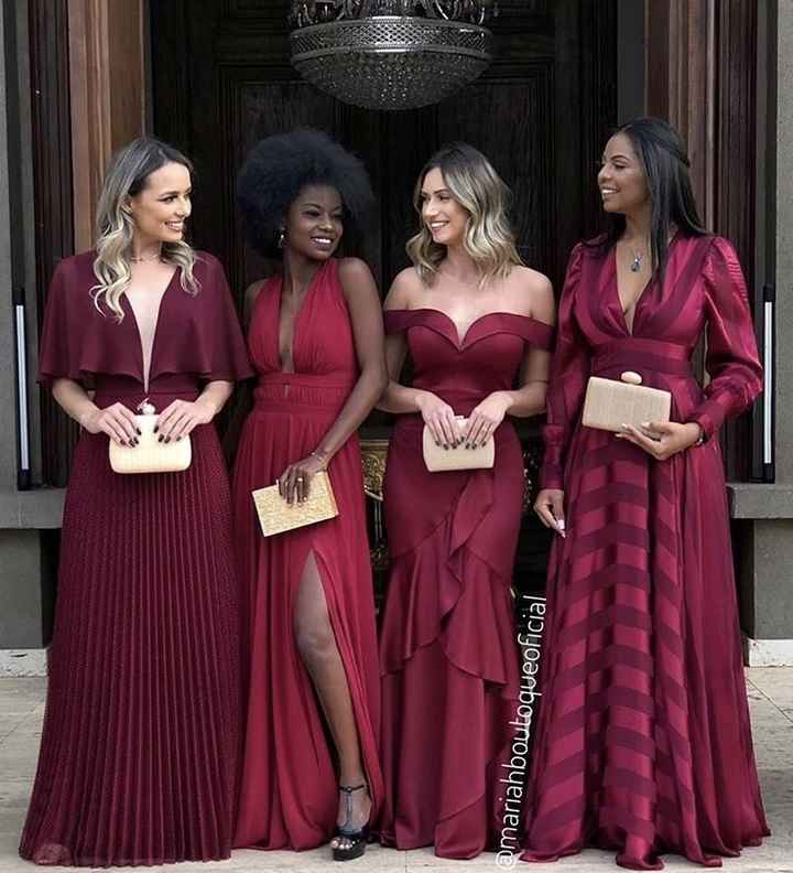 Cor vestido das madrinhas - 1