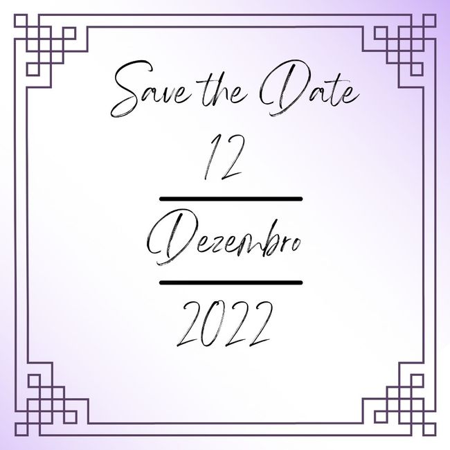 o que vocês acham do design do meu convite de casamento? 4