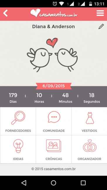 Faltam quantos dias para o seu casamento??? - 1