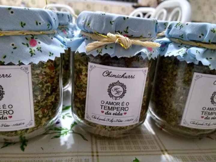 Chá de panela - lembrança - 1