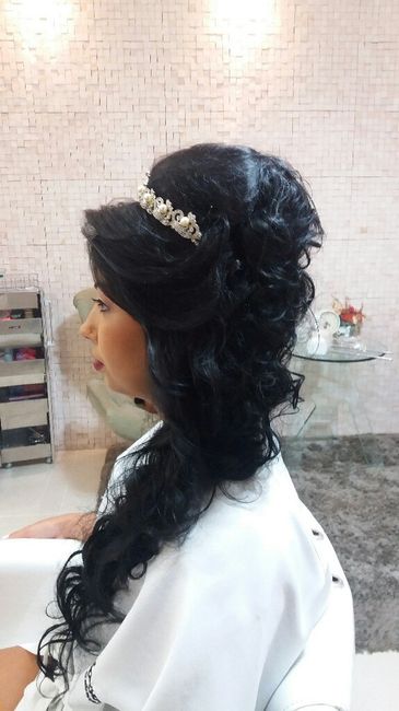 Enfim o teste do penteado - 2